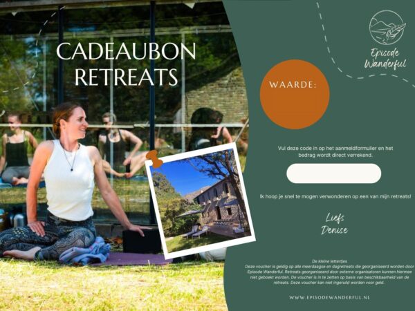 Cadeaubon Retreat - Fysiek