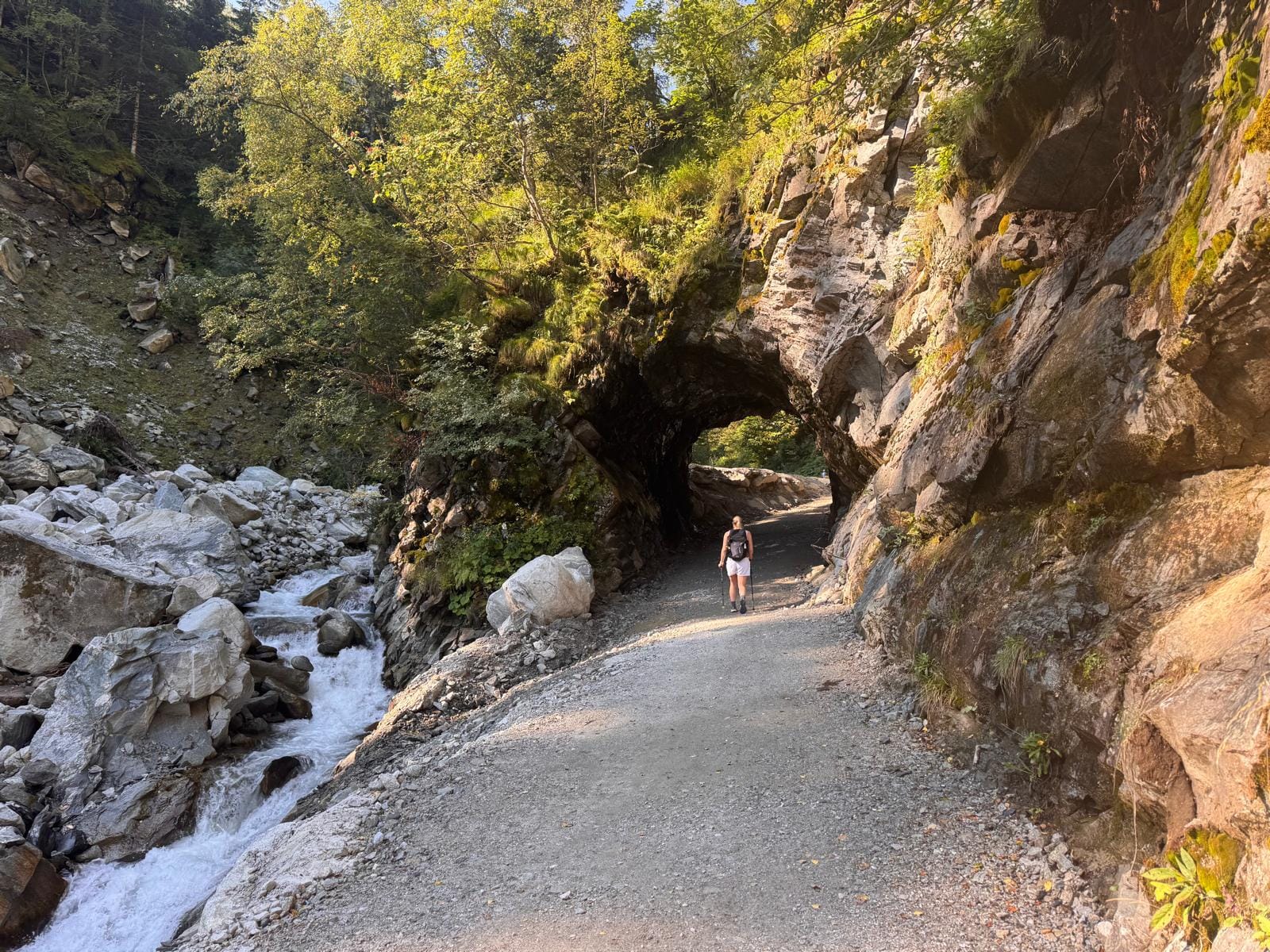 Mindful Yoga Wandel Retreat Oostenrijk Wandeling naar SportGastein